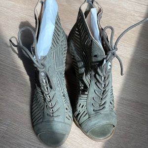 Mix no.6 priamo booties khaki/teal